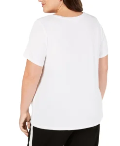 Women's Plus Twist-Hem T-Shirt