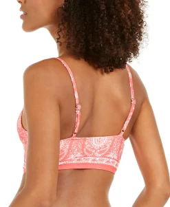 Women's Printed Bralette Bikini Top