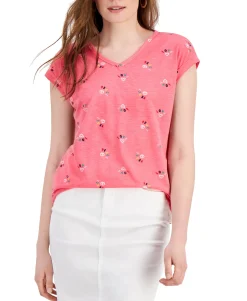 Women's Printed Crewneck Top