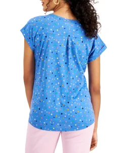 Women's Printed Crewneck Top