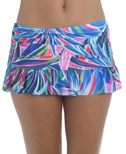Women's Printed Hipster Swim Skirt