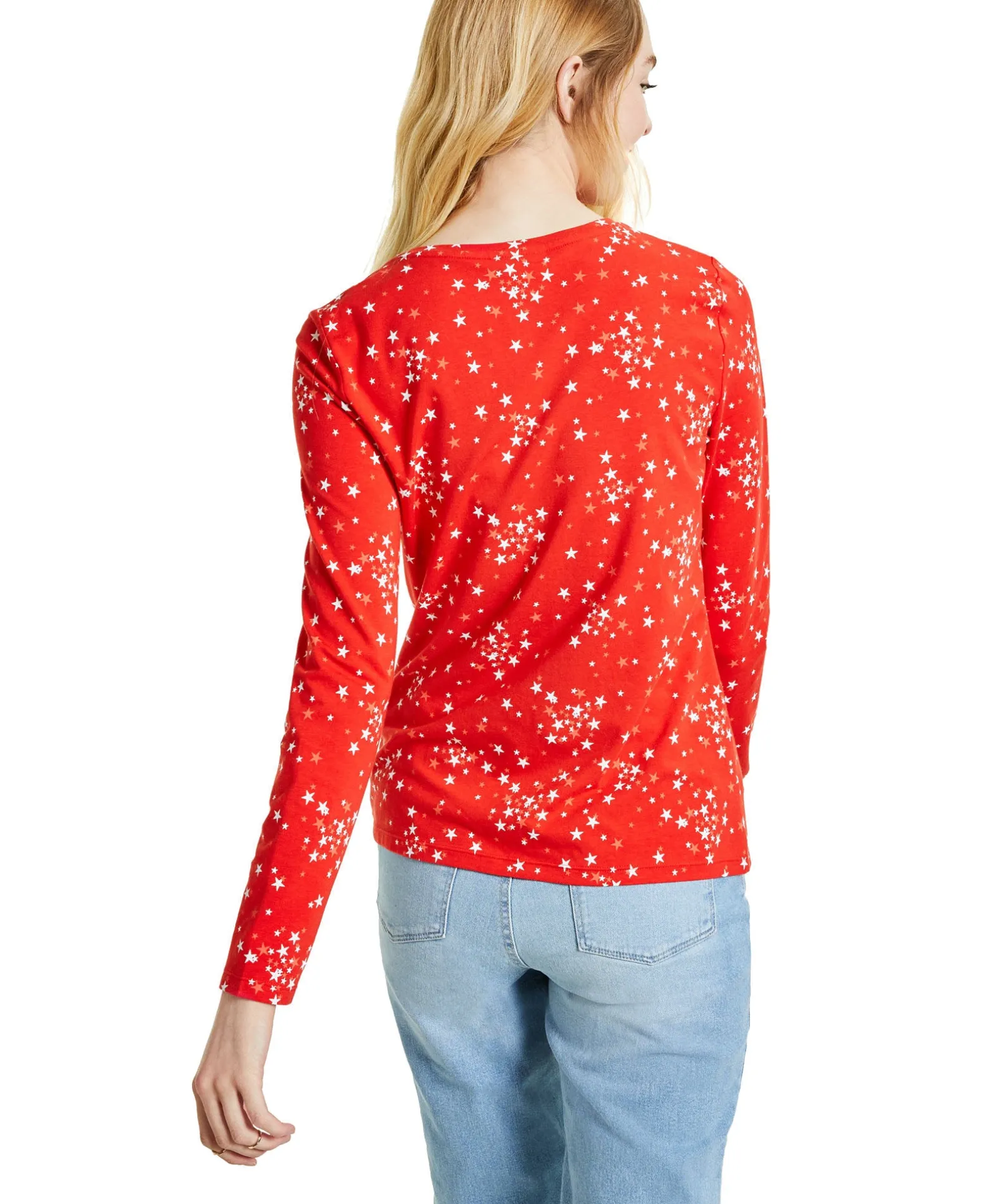 Women's Printed Long-Sleeve Top