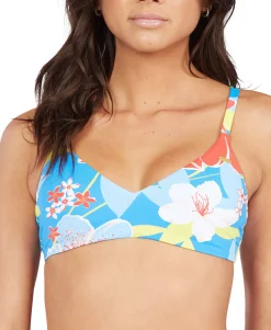 Women's Printed She Just Shines Triangle Bikini Top