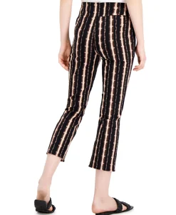 Women's Printed Skinny Crop Pants