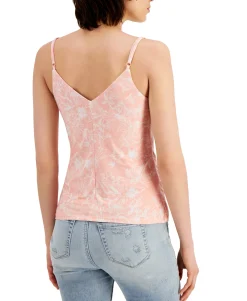 Women's Printed Tie-Front Top