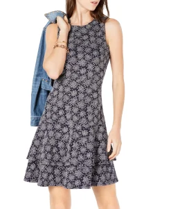 Women's Printed Tiered Dress