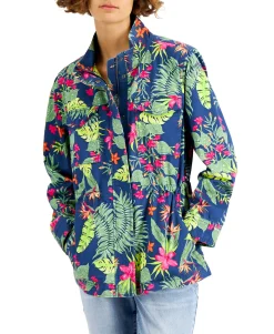 Women's Printed Utility Jacket