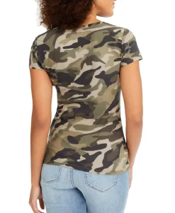 Women's Printed V-Neck T-Shirt