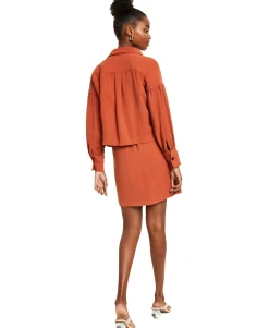 Women's Puff-Sleeve Trucker Jacket