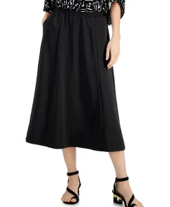 Women's Pull-On Midi Skirt