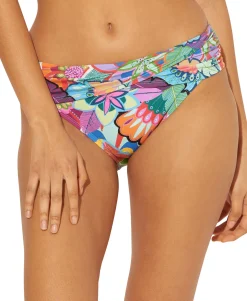 Women's Ruched Hipster Bikini Bottoms
