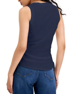 Women's Ruched Side-Tie Tank Top