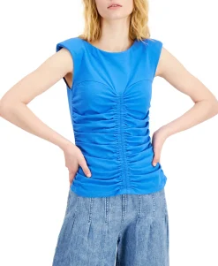 Women's Ruched-Front Top