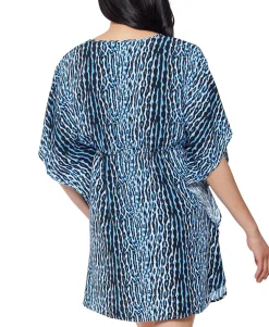 Women's Sassy Safari Printed Cover-Up Caftan