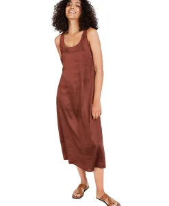 Women's Satin Midi Dress