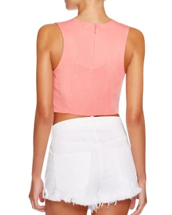 Women's Seamed Crop Top