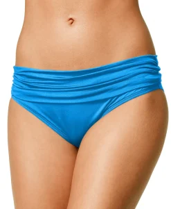 Women's Shirred Banded Hipster Bikini Bottoms