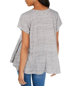 Women's Short-Sleeve Printed Scoopneck Graphic T-Shirt