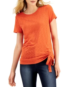 Women's Side-Ruched T-Shirt