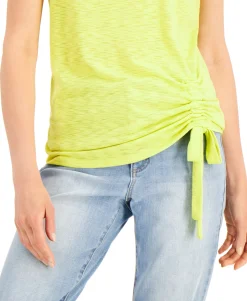 Women's Side-Ruched T-Shirt