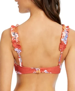 Women's Skye Floral Bra-Sized Bikini Top