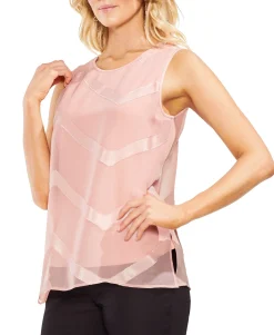 Women's Sleeveless Illusion Top