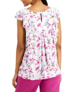 Women's Sleeveless Printed Top