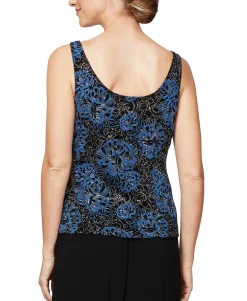 Women's Slinky Printed Jacket; Top Set