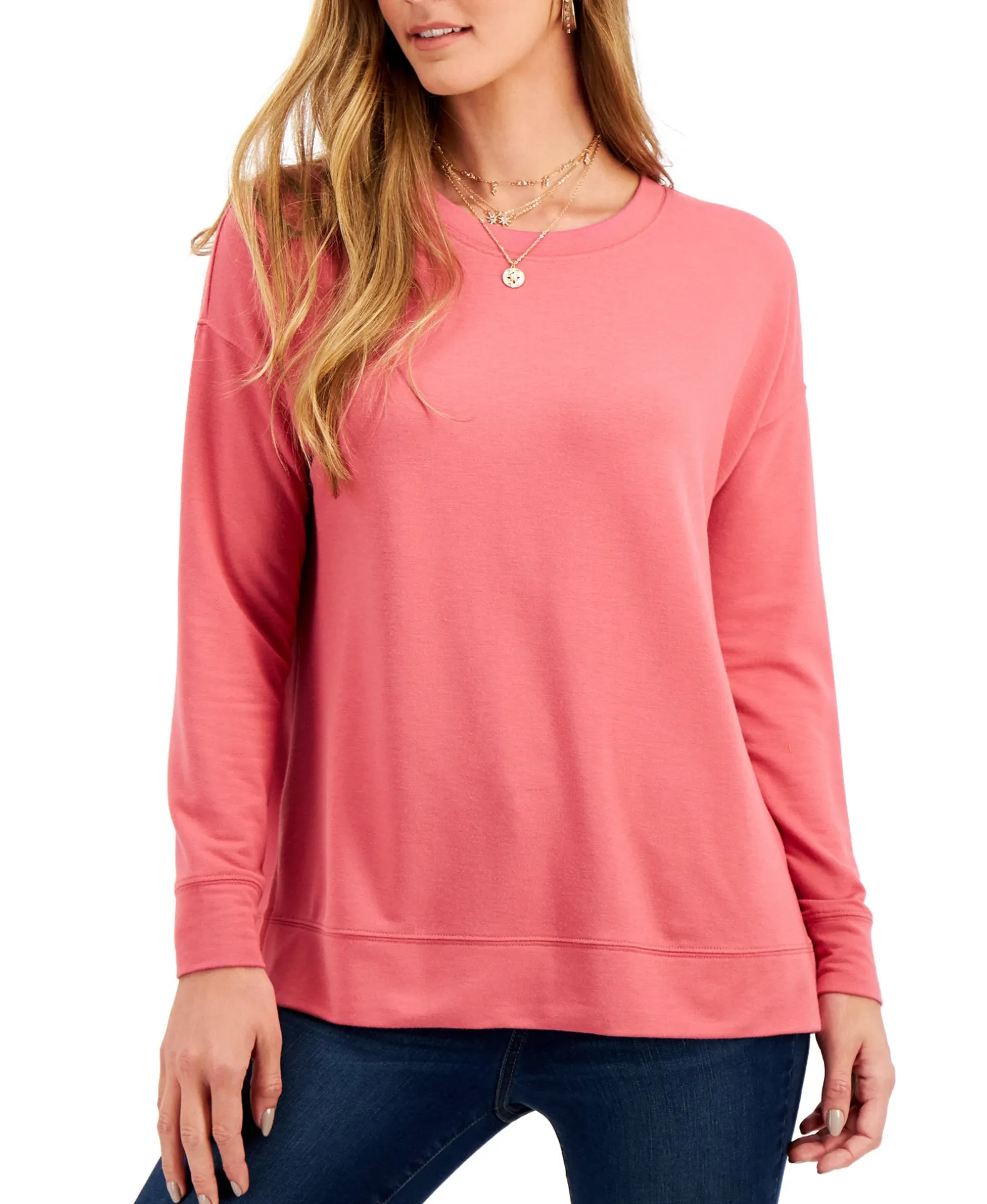 Women's Solid-Color Knit Top