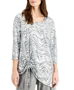 Women's Space-Dyed Knit Top