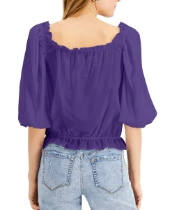 Women's Square-Neck Blouse