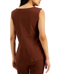 Women's Square-Neck Sleeveless Top