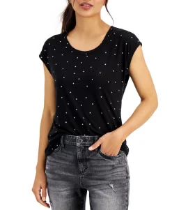 Women's Star Print Graphic Tee