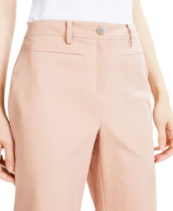 Women's Straight-Leg Cropped Ankle Pants
