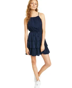 Women's Strappy Tie-Waist Mini Dress