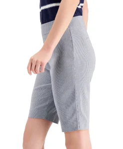 Women's Striped Bermuda Shorts