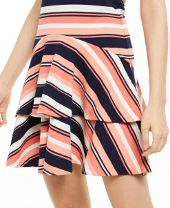 Women's Striped Flounce Dress