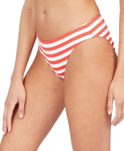 Women's Striped Hello July Full-Coverage Bottoms