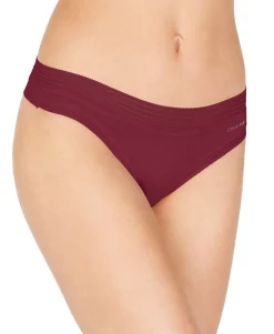 Women's Striped-Waist Thong Underwear QD3670