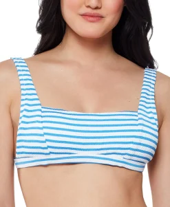 Women's Sunshine Stripe Retro Bikini Top