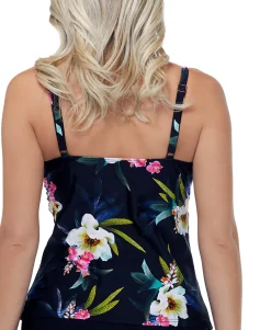 Women's Tahiti Beach Crossover Underwire Tankini Top