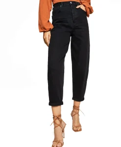 Women's Tapered Cuffed Jeans