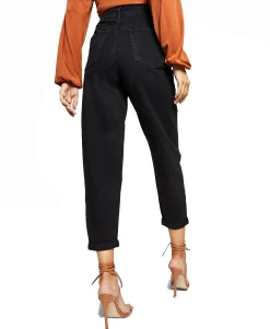 Women's Tapered Cuffed Jeans