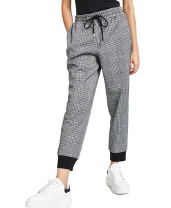 Women's Tapered Plaid Joggers