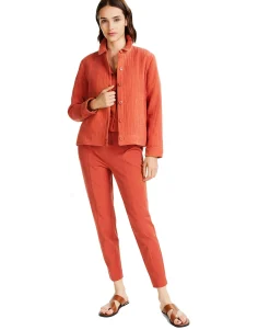 Women's Textured Button-Front Jacket