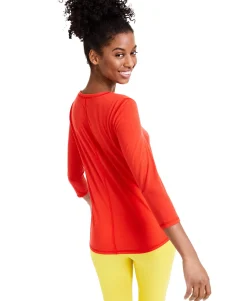 Women's Textured Seamed Top