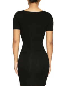 Women's The NW Short-Sleeved Ruched-Bust Dress