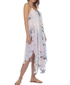 Women's Tie-Dye Maxi Cover-Up Dress