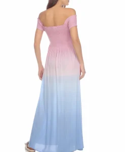 Women's Tie-Dye Maxi Dress Cover-Up