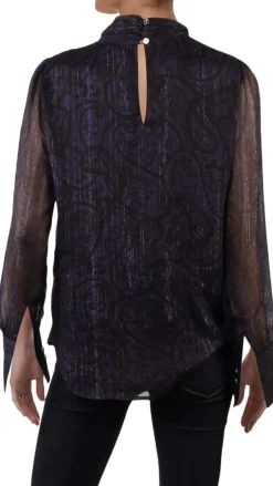 Women's Tie-Neck Blouse
